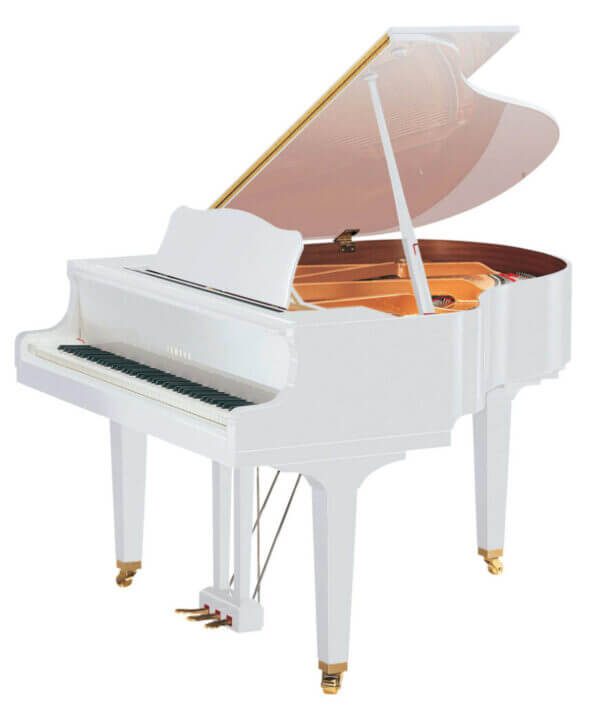 White Grand Piano GB1K