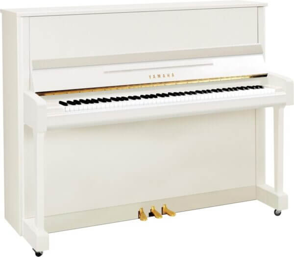 b3 Yamaha Polished White Piano
