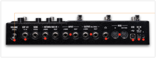 Line 6 HX Stomp XL side view
