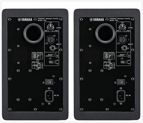 Yamaha HS5 MP Powered Studio Monitors 50th Anniversary Special Edition Matched Pair, Black