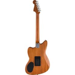 Alternative view of Fender Acoustasonic Standard Jazzmaster Acoustic-Electric Guitar, Aged Natural