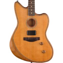 Fender Acoustasonic Standard Jazzmaster Acoustic-Electric Guitar, Aged Natural - Image 4