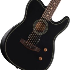 Fender Acoustasonic Standard Telecaster Acoustic-Electric Guitar – Black