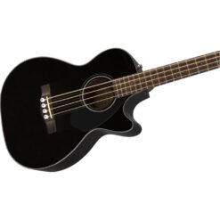 Fender CB-60SCE 4-String Acoustic Electric Bass Guitar Black with Fishman Pickup - Image 4