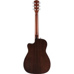 Alternative view of Fender CC-140SCE Concert Cutaway Acoustic-Electric Guitar with Case, Natural Finish