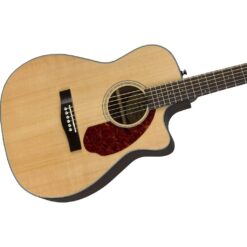 Guitare Acoustique-Électrique Fender CC-140SCE Concert Cutaway avec Étui, Naturel – Image 4