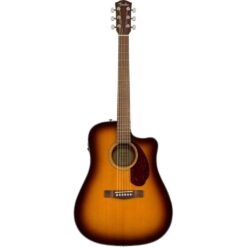 Fender CD-140SCE Dreadnought Acoustic-Electric Guitar with Case, Sunburst