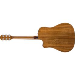 Alternative view of Fender CD-140SCE Dreadnought Cutaway Acoustic-Electric Guitar, Natural