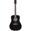 Fender CD-60 Dreadnought 6-String Acoustic Guitar – Black