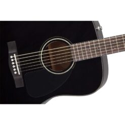Fender CD-60 Dreadnought 6-String Acoustic Guitar – Black - Image 3