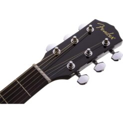 Fender CD-60 Dreadnought 6-String Acoustic Guitar – Black - Image 6