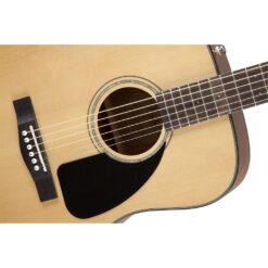Guitare Acoustique Fender CD-60 V3 Dreadnought 6 Cordes avec Étui – Naturel – Image 3