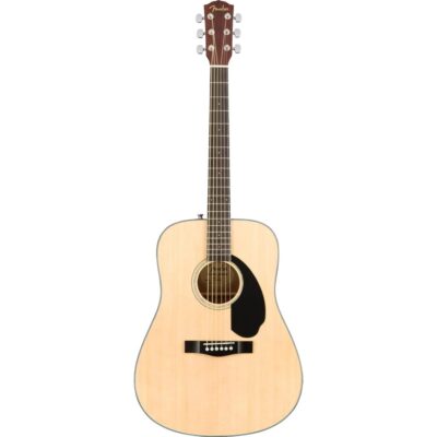 Fender CD-60S Dreadnought Acoustic Guitar – Solid Spruce Top, Natural