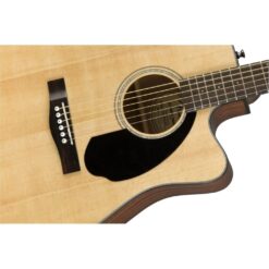 Fender CD-60SCE Dreadnought Acoustic-Electric Guitar Black with Solid Spruce Top - Image 5