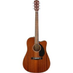 Fender CD-60SCE Dreadnought Electro Acoustic Guitar – All Mahogany