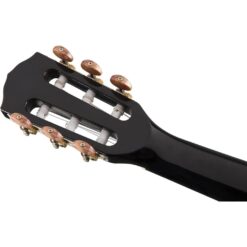 Guitare Acoustique-Électrique Fender CN-140SCE Thinline Concert à Cordes Nylon avec Étui, Noire – Image 7