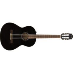 Fender CN-60S Concert Nylon String Acoustic Guitar, Black