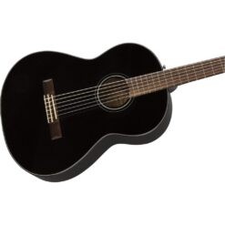 Fender CN-60S Concert Nylon String Acoustic Guitar, Black - Image 3