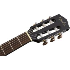 Fender CN-60S Concert Nylon String Acoustic Guitar, Black - Image 4