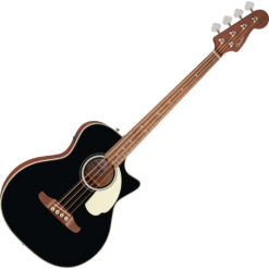 Fender California Deluxe Kingman Bass CE Acoustic-Electric Bass Guitar – Black