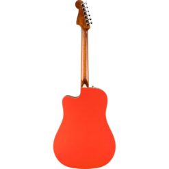 Alternative view of Fender California Standard Redondo CE Acoustic-Electric Guitar, Fiesta Red