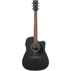 Ibanez Acoustic-Electric Guitar – Open Pore Weathered Black
