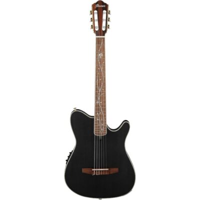 Ibanez Tim Henson Signature Guitare Acoustique-Électrique à Cordes Nylon – Noire
