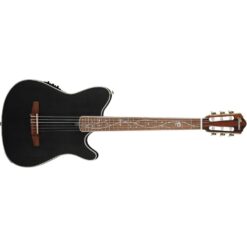 Alternative view of Ibanez Tim Henson Signature Nylon-String Acoustic-Electric Guitar – Black